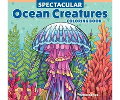 KNYGA Hue Veronica Spectacular Ocean Creatures Coloring Book