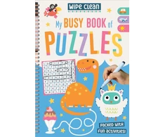 KNYGA Ideas, Make Believe Wipe Clean: My Busy Book of Puzzles