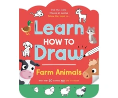 KNYGA Igloo Books Ltd; Sparkpool Learn How to Draw: Farm Animals