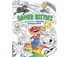 KNYGA Insight Editions Gamer Kitties Coloring: A Pawsome Gaming Coloring Book