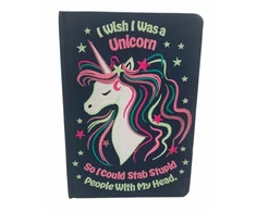 KNYGA Insights Insight Editions I Wish I Was A Unicorn Embroidered Journal
