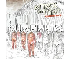 KNYGA Isayama Hajime Attack on Titan Coloring Book 2: Our Fights