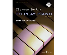 KNYGA Bookshop It's never too late to play piano (Adult Tutor Book)