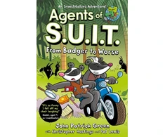 KNYGA John Patrick Green Agents of S.U.I.T.: From Badger to Worse, A Laugh-Out-Loud Comic Book Adventure!