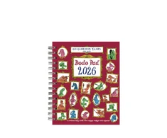 KNYGA Dodo Lord Dodo Pad Mini / Pocket Diary 2026 - Week to View Calendar Year: A Portable Diary-Organiser-Planner Book with space for iki 5 people/appointments/activities. UK made, sustainable, plastikas free