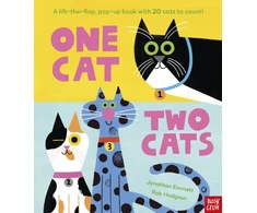 KNYGA Emmett Jonathan One Cat, Two Cats, A lift-the-flap, pop-up book with 20 cats to count!