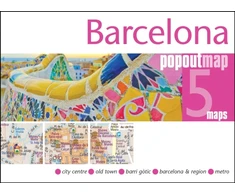 KNYGA folded Barcelona PopOut Map