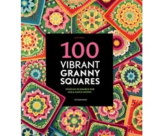 KNYGA Krenz, Diana 100 Vibrant Granny Squares: Your Go-To Source for Mix &amp; Match Motifs