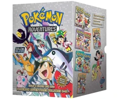 KNYGA Kusaka Hidenori Pokemon Adventures Gold &amp; Sidabrinis Box Set (Set Includes Vols. 8-14)