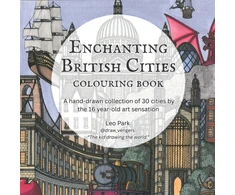 KNYGA Leo Park Enchanting British Cities Colouring Book