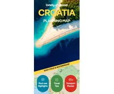 KNYGA Lonely Planet Croatia Planning Map
