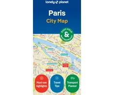 KNYGA Lonely Planet Paris City Map