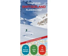 KNYGA Lonely Planet Switzerland Planning Map