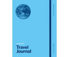 KNYGA Lonely Planet's Travel Journal: Mėlyna: Record Precious Moments | Writing Prompts, Sticker Sheet &amp; Trip Planning Tips | Pocket for Keepsakes | Available in Three Colours