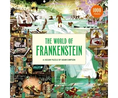 KNYGA Luckhurst Roger World of Frankenstein: A Jigsaw Puzzle by Adam Simpson