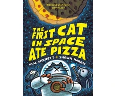 KNYGA Mac Barnett First Cat in Space Ate Pizza, A Graphic Novel