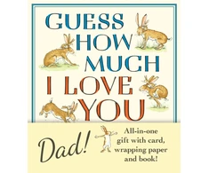 KNYGA Mcbratney Sam Guess How Much I Love You, Dad!: Father’s Day Gift Edition: The perfect present for Father's Day, with classic book, card and gift wrap all in one elegant and handy package!