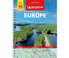 KNYGA Michelin Europe - Tourist and Motoring Atlas (A4-Spiral): Tourist &amp; Motoring Atlas A4 spiral