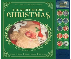 KNYGA Moore Clement Night Before Christmas Press and Play Storybook