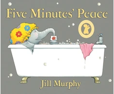KNYGA Murphy Jill Five Minutes' Peace: A beloved classic and funny, heartwarming picture book story about a busy elephant mum and her children – perfect for mums, toddlers, kids age 3,4,5,6,7
