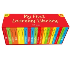KNYGA Wonder House Books My First Learning Library Box Set 2: Box Set of 20 Board Books for Children