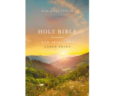 KNYGA Nelson, Thomas KJV Large Print Outreach New Testament Bible, Scenic Softcover, Comfort Print