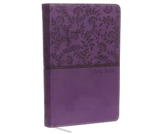 KNYGA Nelson Thomas NKJV, Deluxe Gift Bible, Leathersoft, Violetinė, Raudona Letter, Comfort Print: Holy Bible, New King James Version
