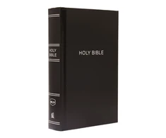 KNYGA Nelson Thomas NKJV, Pew Bible, Large Print, Hardcover, Juodas, Raudona Letter, Comfort Print: Holy Bible, New King James Version