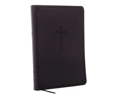 KNYGA Nelson Thomas NKJV, Value Thinline Bible, Large Print, Charcoal Leathersoft, Raudona Letter, Comfort Print: Holy Bible, New King James Version