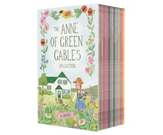 KNYGA Newman Samantha Anne of Žalias Gables Collection: Adapted for Younger Readers (16-Book Box Set)