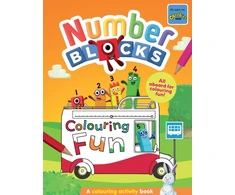 KNYGA Cherry Numberblocks Colouring Fun: A Colouring Activity Book