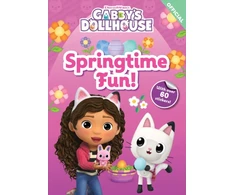 KNYGA Official Gabbys Dollhouse DreamWorks Gabby's Dollhouse: Springtime Fun!: Sticker Activity Book