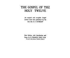 KNYGA Ouseley, REV G J Gospel of the Holy Twelve