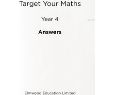 KNYGA Pearce Stephen Target Your Maths Year 4 Answer Book