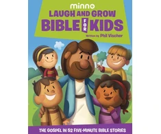 KNYGA Phil Vischer Laugh and Grow Bible for Kids, The Gospel in 52 Five-Minute Bible Stories