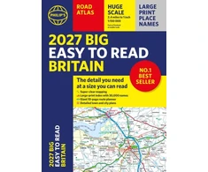 KNYGA Philips Maps 2027 Philip's Big Easy to Read Britain Road Atlas (A3 Paperback): The detail you need at a size you can read