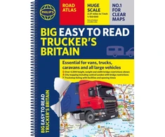 KNYGA Philips Maps Philip's Big Easy to Read Trucker's Road Atlas Britain