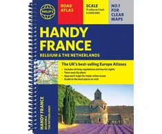 KNYGA Philips Maps Philip's Handy Road Atlas France, Belgium and The Netherlands