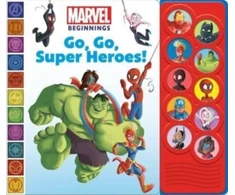 KNYGA Pi Kids Marvel Beginnings: Go, Go, Super Heroes! Sound Book