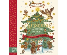 KNYGA Piercey Rachel Brown Bear Wood: Christmas is Coming to Town!: A Fold-Out Christmas Village and Advent Calendar!