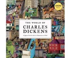 KNYGA Publishing Laurence King World of Charles Dickens: A Jigsaw Puzzle with 70 Characters to Find