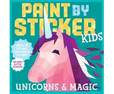 KNYGA Publishing, Workman Paint by Sticker Kids: Unicorns &amp; Magic: Create 10 Pictures One Sticker at a Time! Includes Glitter Stickers