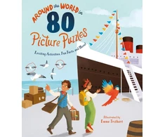 KNYGA Rae, Nate Around the World in 80 Picture Puzzles: Exciting Activities, Fun Facts, and More!