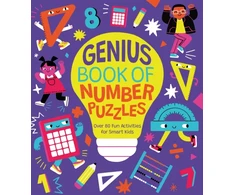 KNYGA Regan, Lisa Genius Book of Number Puzzles: Over 80 Fun Activities for Smart Kids