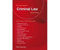 KNYGA Robinson, Peter Emerald Guide to Criminal Law: Revised Edition