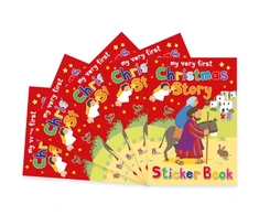 KNYGA Rock, Alex Ayliffe, Lois Christmas Story Sticker Book: Pack of 5