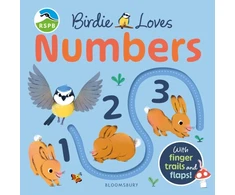 KNYGA RSPB Birdie Loves Numbers: With finger trails and lift-the-flap surprises!
