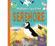 KNYGA RSPB Nature Spotter: Seashore: A children's sticker guidebook to over 60 seashore birds, bugs, mammals and more