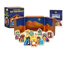 KNYGA Sam Stall Teeny-Tiny Cat Nativity