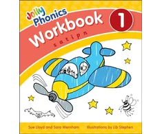 KNYGA Sara Wernham Jolly Phonics Workbook 1, in Precursive Letters (British English edition)
